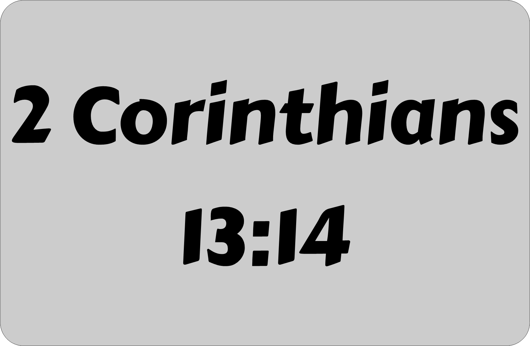2 Corinthians Custom trailer hitch cover